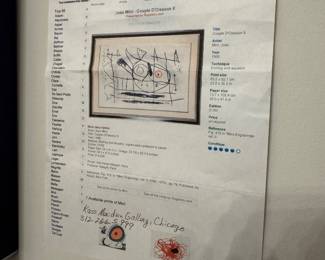 $TBD, Miró - Kass Meridian Gallery Acquisition – Decorative Print