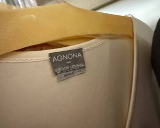 Agnona Bergdorf Goodman Italian Knit Ivory Top