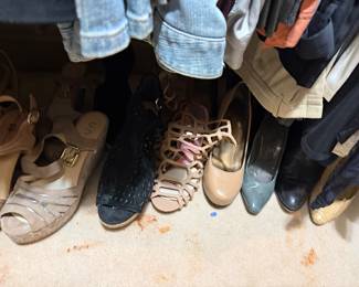 Assorted Women's Fashion Footwear including Guess Wedges