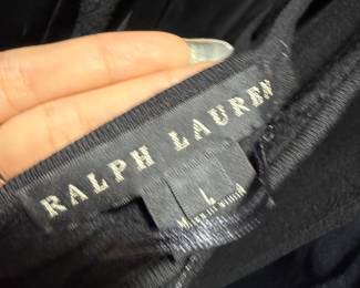 Ralph Lauren Black Knit Garment size Large