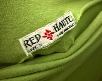 Red Haute Los Angeles Green Knit Top Size 3