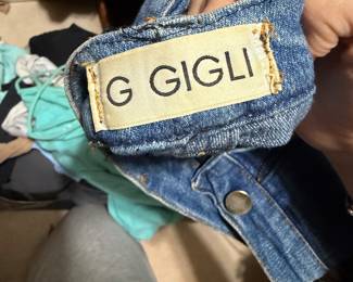 G Gigli Blue Denim Trousers