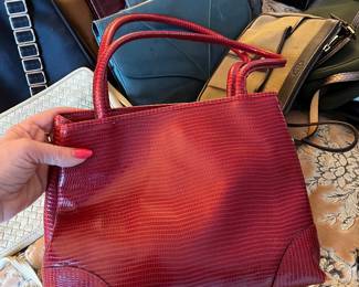 $450, Bottega Veneta Red Bag 