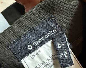 Samsonite Olive Green Stretch Trousers Size 6