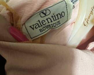 Pink Valentino Boutique Textured Silk Garment