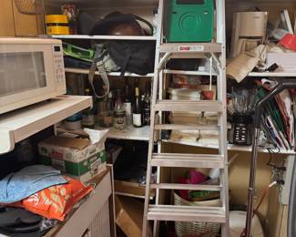 Aluminum Five-Step Folding A-Frame Step Ladder