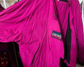 Fuchsia Nylon Tennis Windbreaker Jacket