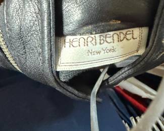 Henri Bendel Black Leather Zippered Jacket