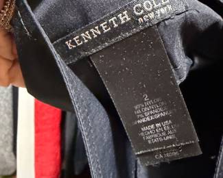 Kenneth Cole New York Black Nylon Spandex Dress Size 2