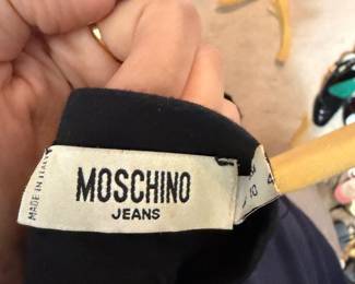 Moschino Jeans Black Trousers Made in Italy