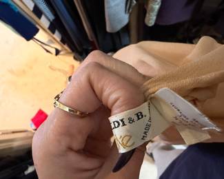 Italian Silk Long Sleeve Blouse by DI & B.