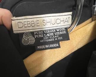 Debbie Shuchat Pure Virgin Wool Tailored Garment