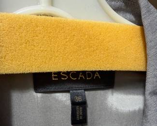 Escada Grey Tailored Jacket Made in Germany Size 36