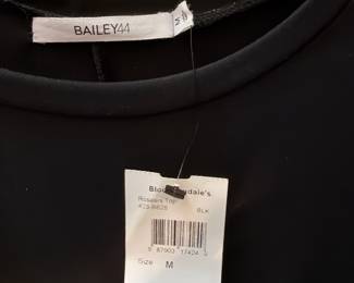 Bailey44 Black Rowland Knit Top with Bloomingdale Tags