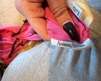 Pink Silk Blouse with Neiman Marcus Label