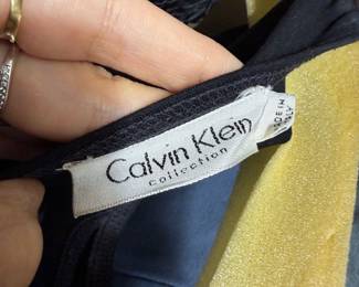 Black Calvin Klein Collection Made in Italy Knit Top