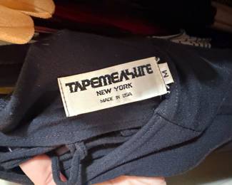 Tape Measure New York Black Jersey Knit Top