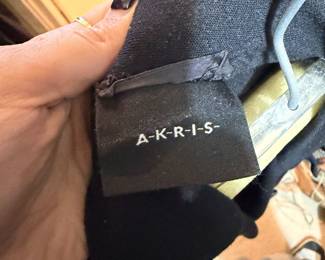 Akris Black Wool Blend Tailored Blazer