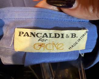 Pancaldi & B Silk Blouse Made in Italy