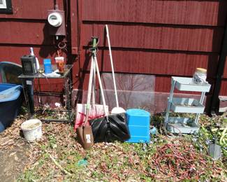 Outdoor tools etc.