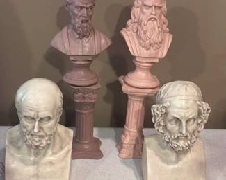 Book Ends Mini Pedestals and Busts