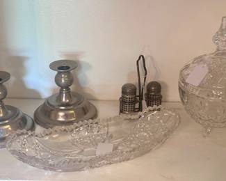 S & P England, Etched Glass…