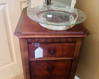 Antique Drawer End Table