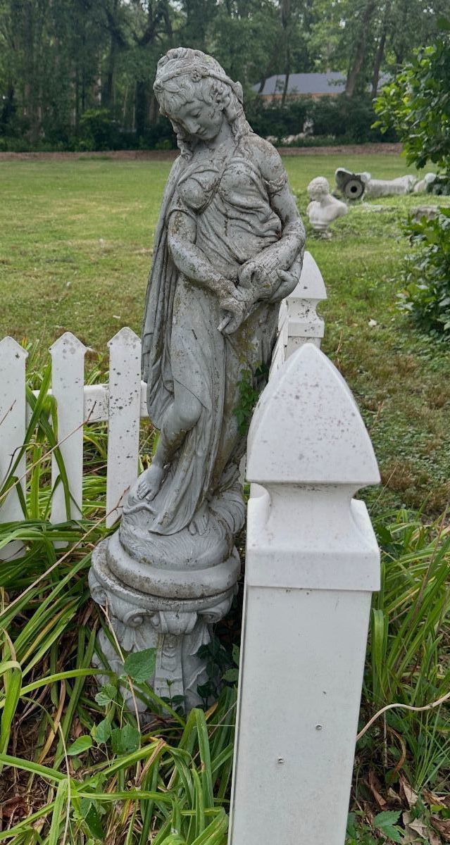 Vintage concrete statue