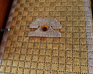 Handmade crocheted bedspread coverlet