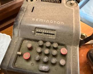 Antique Remington adding machine