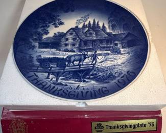 Bareuther Bavaria Thanksgiving 1976 Plate