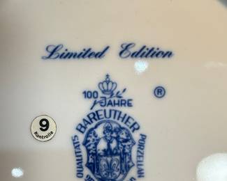Bareuther Bavaria Thanksgiving 1976 Plate