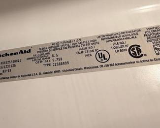 KitchenAid Superba Side-by-Side Refrigerator
