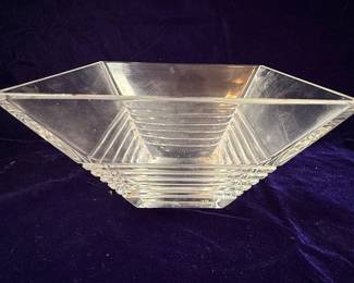 Tiffany & Co. Crystal Octagonal Bowl