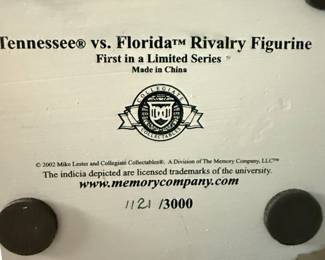 Tennessee vs. Florida Rivalry Figurine