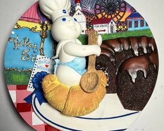 Pillsbury Bake-Off "Tunnel of Fudge Cake" 3D Collector Plate