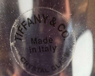 Tiffany & Co. Crystal Flutes