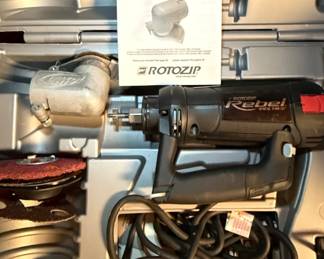 RotoZip Rebel Spiral Saw with Zip Mate Attachment and Case