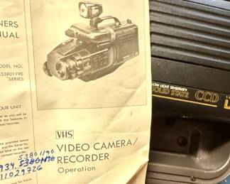 Sears LXI VHS Camcorder 934.53801190