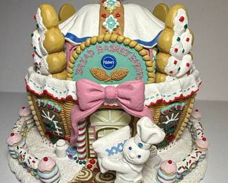 The Doughnut Hole Bread Basket Bakery Figurine by The Danbury Mint