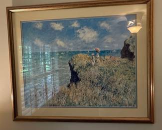 Coastal Landscape Print - The Cliff Walk at Pourville