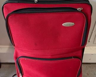 Samsonite Red Expandable Spinner Luggage