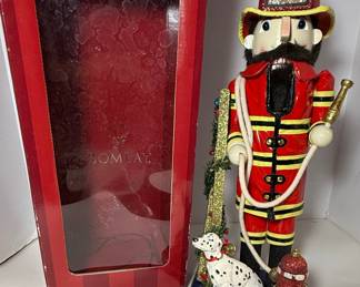 Bombay Fireman Nutcracker with Dalmatian and Hydrant