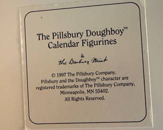 Pillsbury Doughboy Calendar Figurines