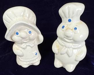 Benjamin & Medwin Pillsbury Doughboy Salt and Pepper Shakers