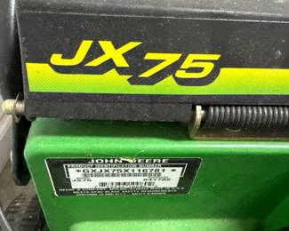 John Deere JX75 Lawn Mower