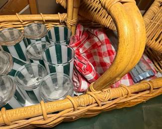 Wicker Picnic Basket