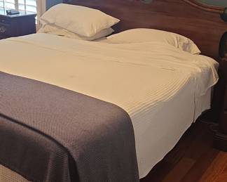 Cherry Wood Four Poster King Bed Frame