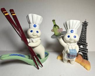 Pillsbury Doughboy International Figurines - China and France