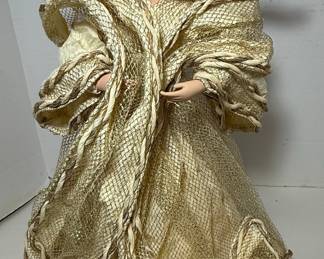 Gold Angel Christmas Tree Topper Style